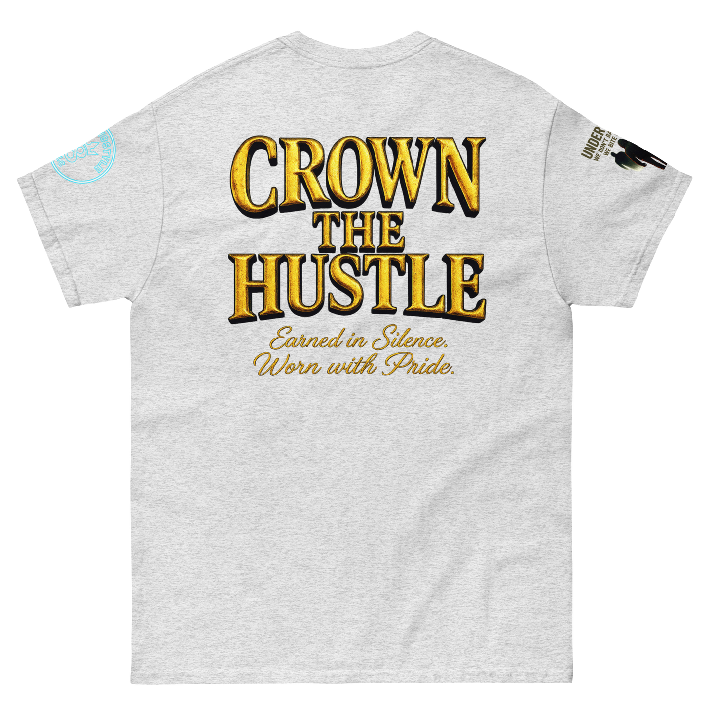 Crowned Hustle Tee – Streetwear Grind Shirt for Self-Made Kings