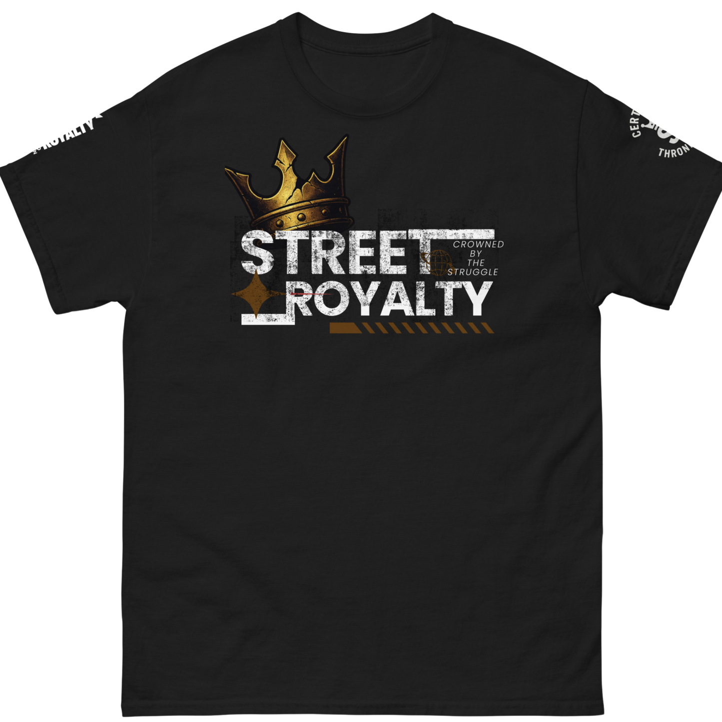 Street Royalty Tee – Urban Crown Graphic Shirt for Kings Who Built It