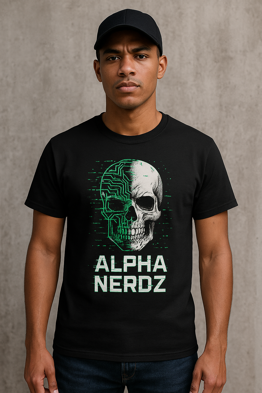 Alpha Override Tee | Alpha Nerdz Glitch Streetwear
