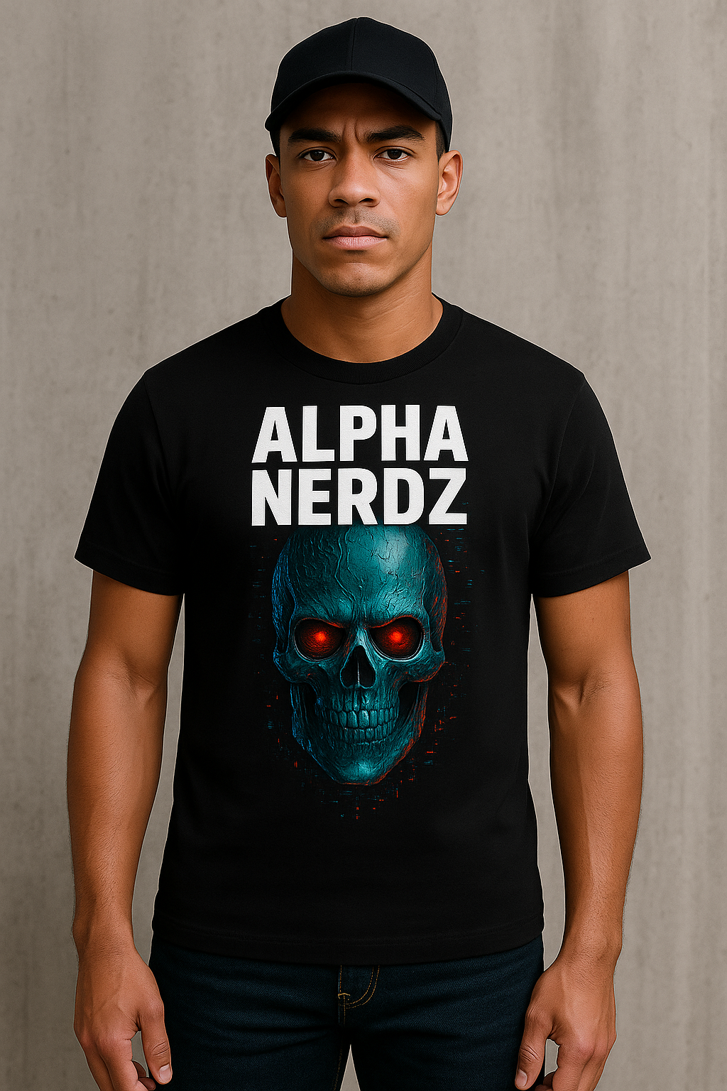 Alpha Override Tee | Alpha Nerdz Glitch Streetwear