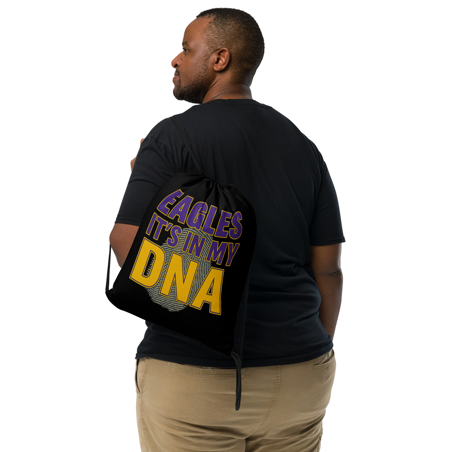 Sharon Eagles Drawstring Bag – “Eagles Is in Our DNA” School Spirit Gear