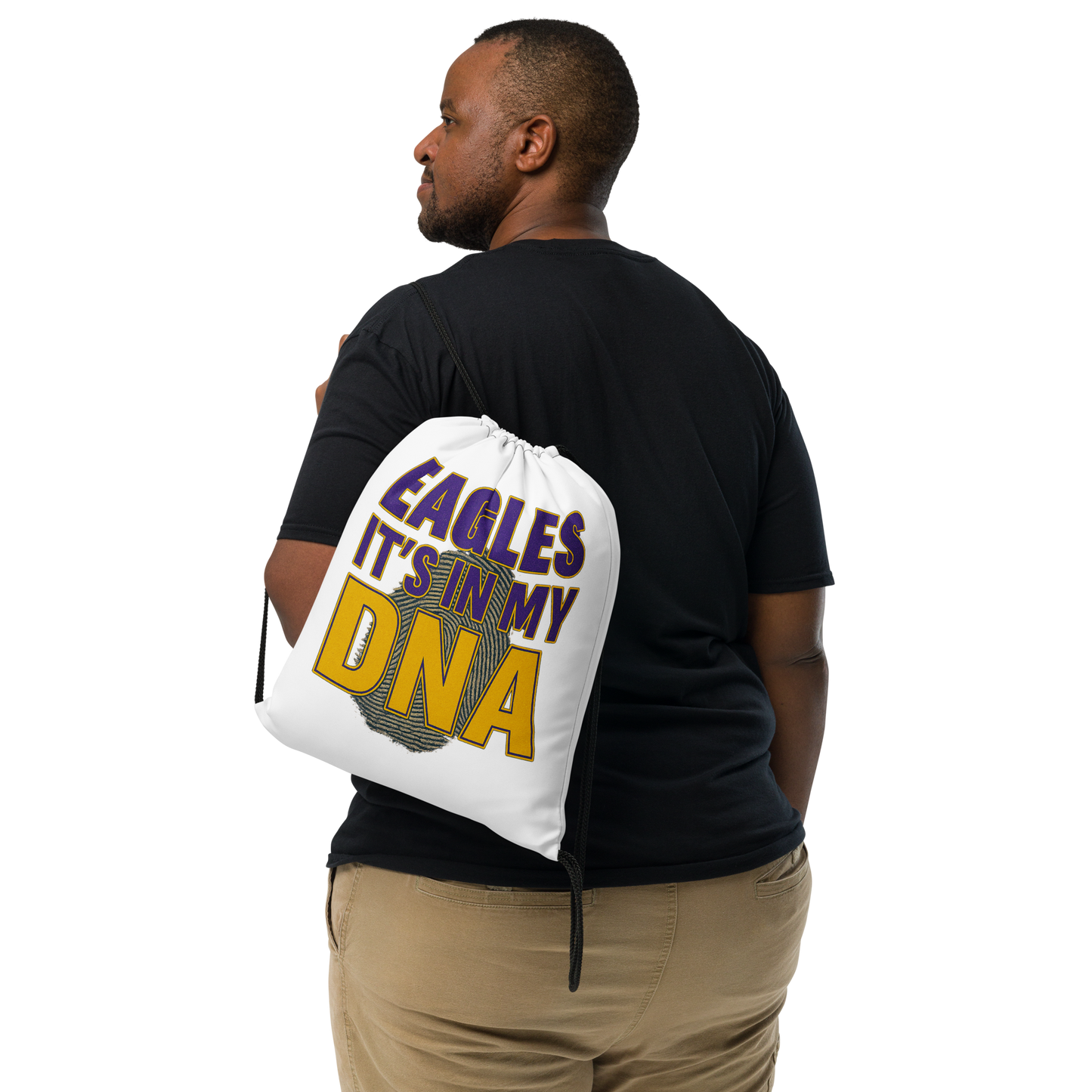 Sharon Eagles Drawstring Bag – “Eagles Is in Our DNA” School Spirit Gear