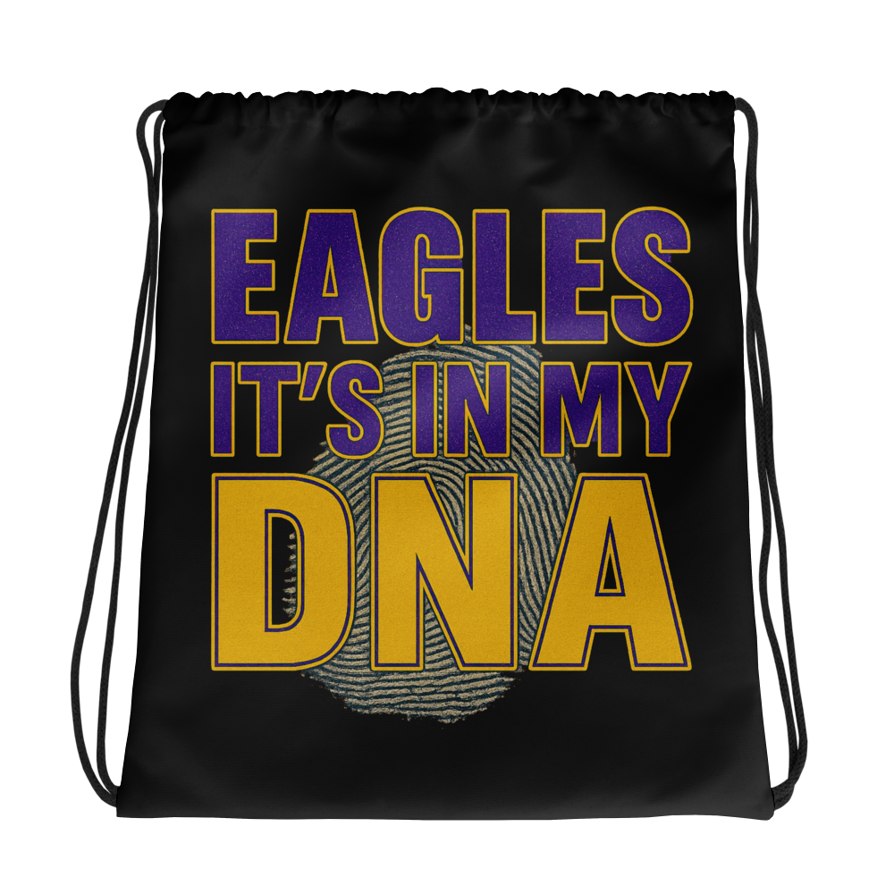 Sharon Eagles Drawstring Bag – “Eagles Is in Our DNA” School Spirit Gear
