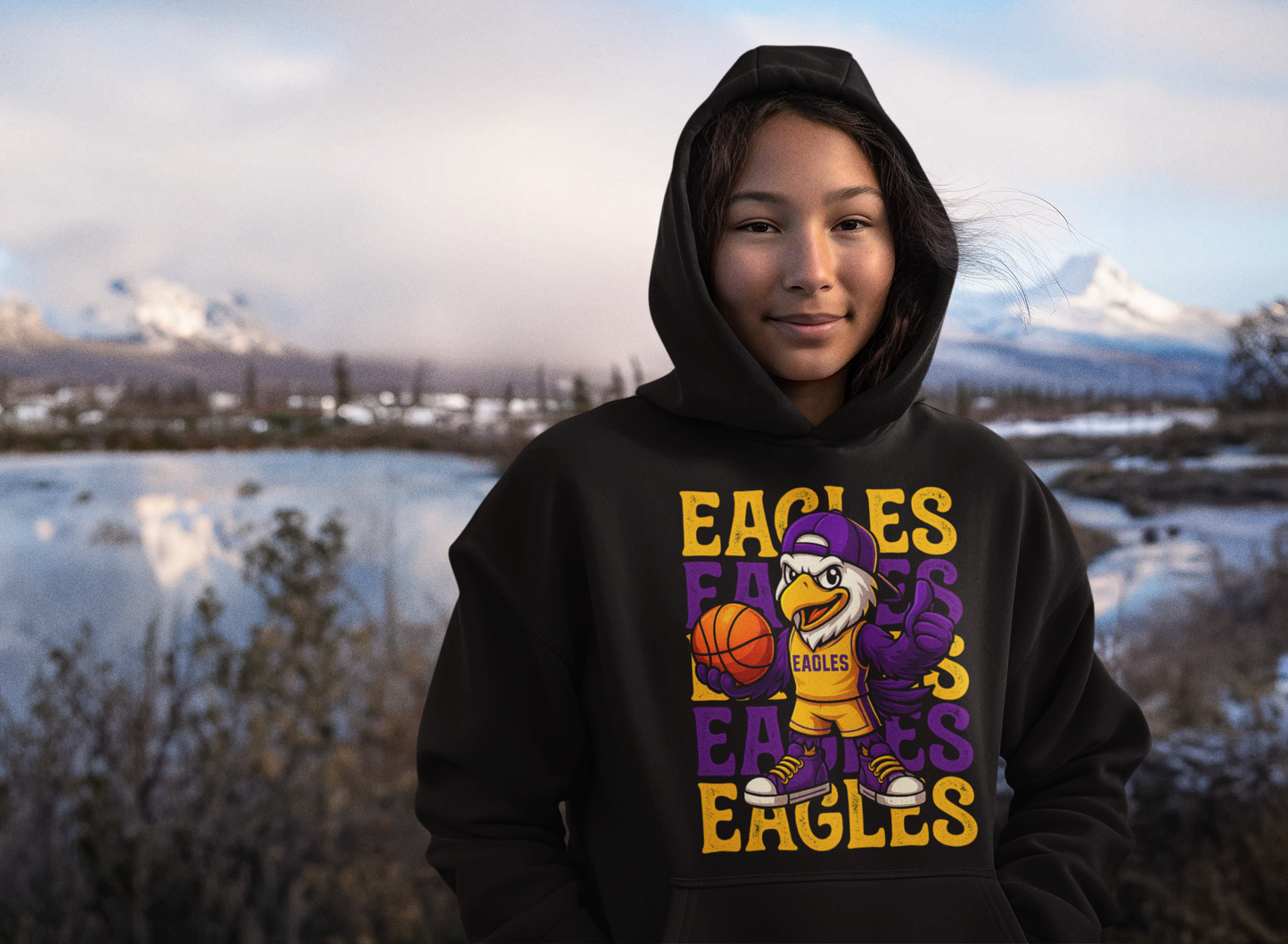 Sharon Eagles Hoodie – “Eagles Is in Our DNA” School Spirit Wear