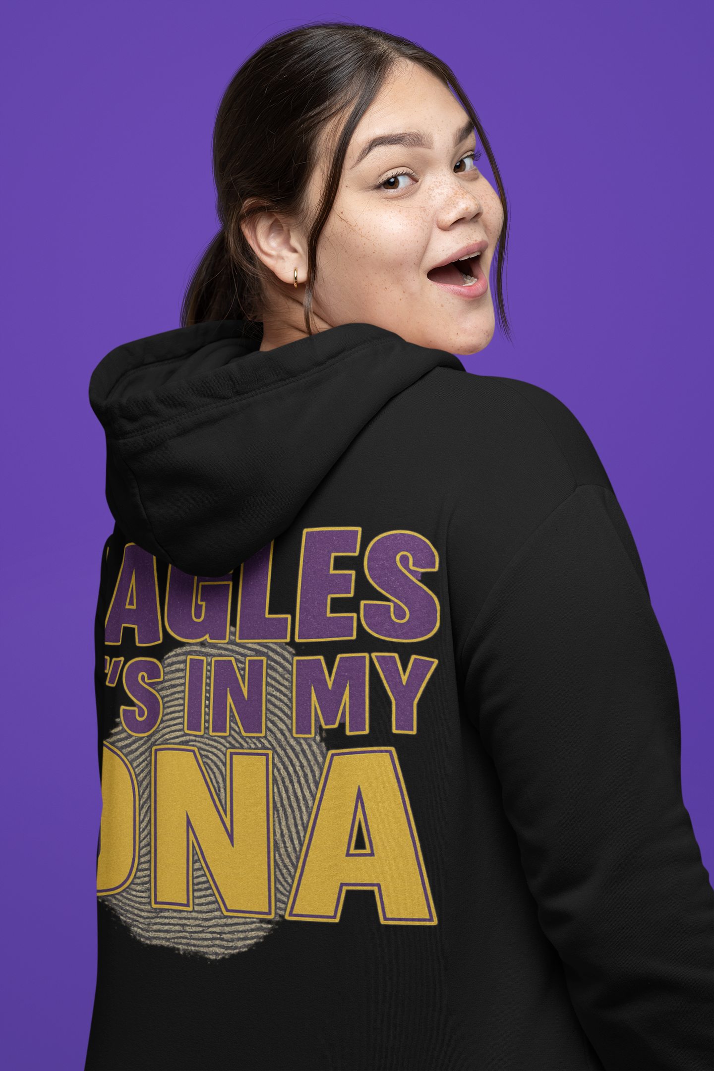 Sharon Eagles Hoodie – “Eagles Is in Our DNA” School Spirit Wear