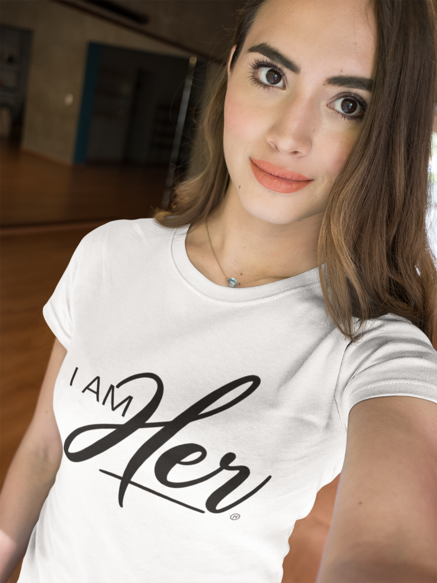I AM Her T-Shirt – Empowerment Graphic Tee for Women