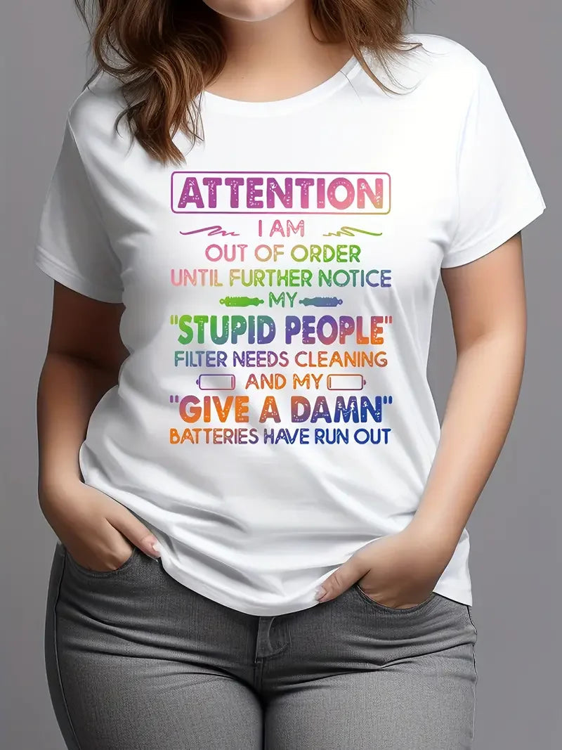 Chic Letter Tee