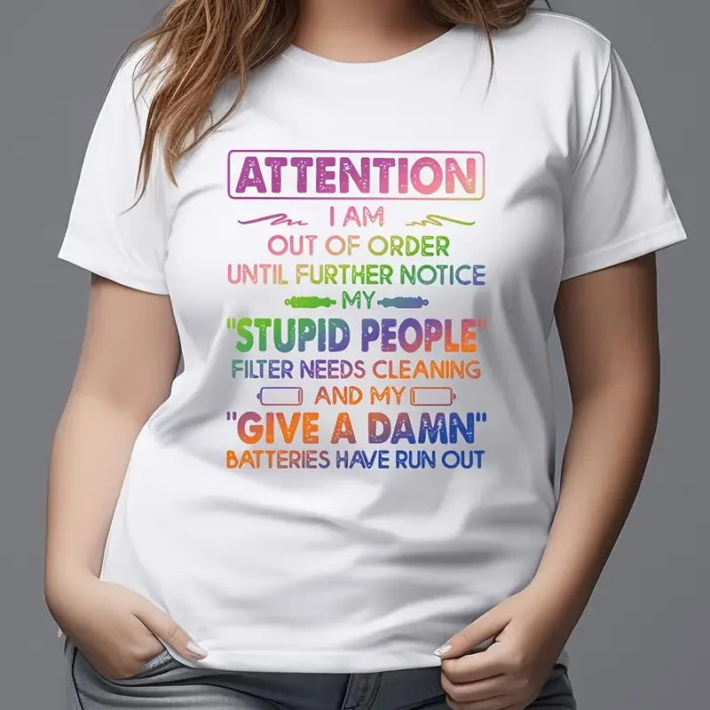 Chic Letter Tee