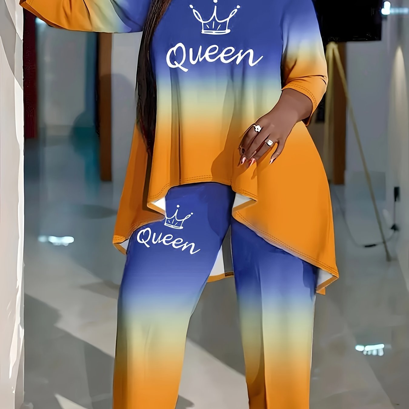 Queen Ombre Comfort Set