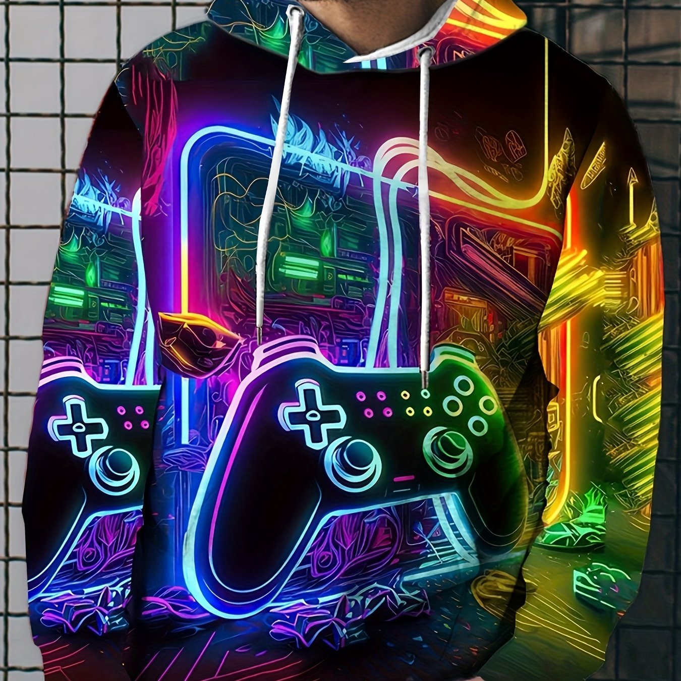 Game Console Hooded Sweatshirt