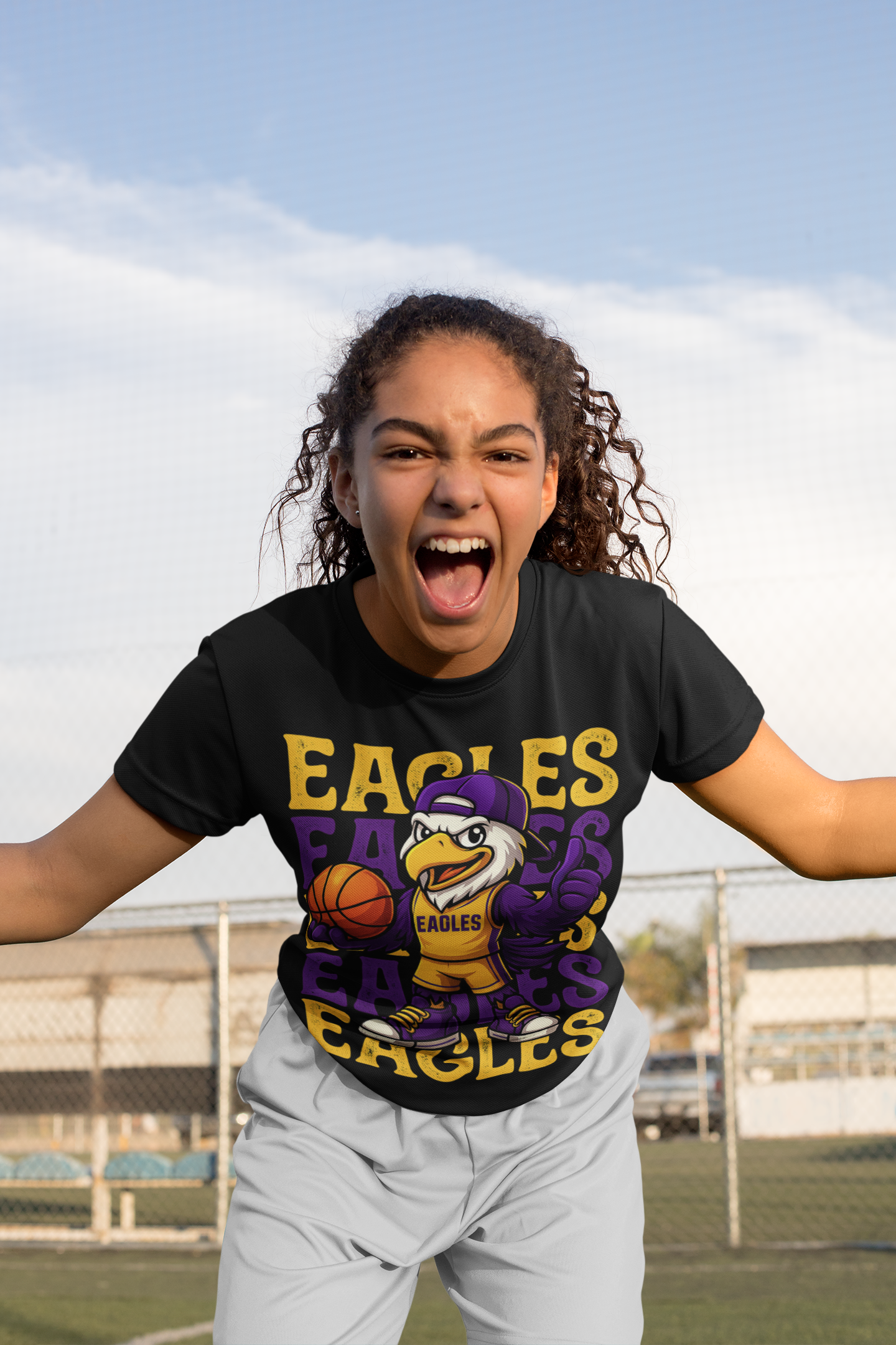 Sharon Eagles T-Shirt – “Eagles Is in Our DNA” School Spirit Wear