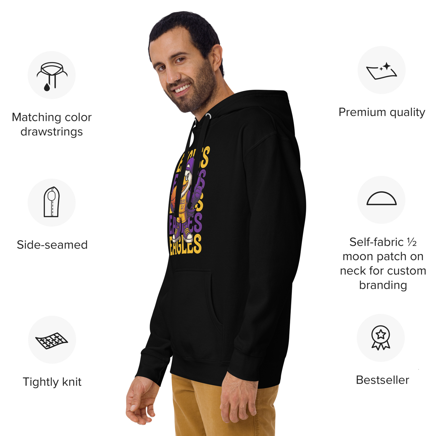 Sharon Eagles Hoodie – “Eagles Is in Our DNA” School Spirit Wear