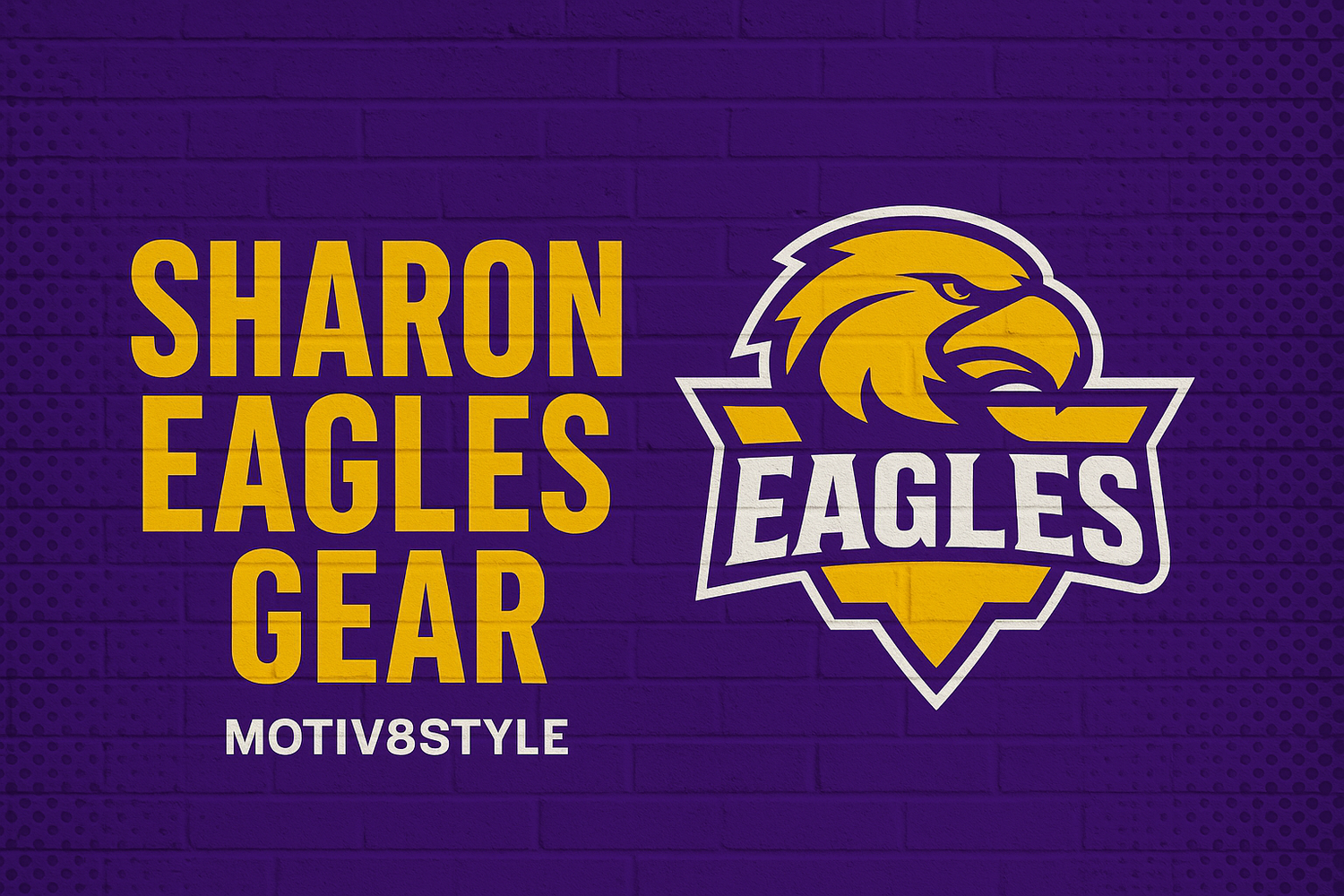 Sharon Eagles School Spirit Gear | Motiv8Style