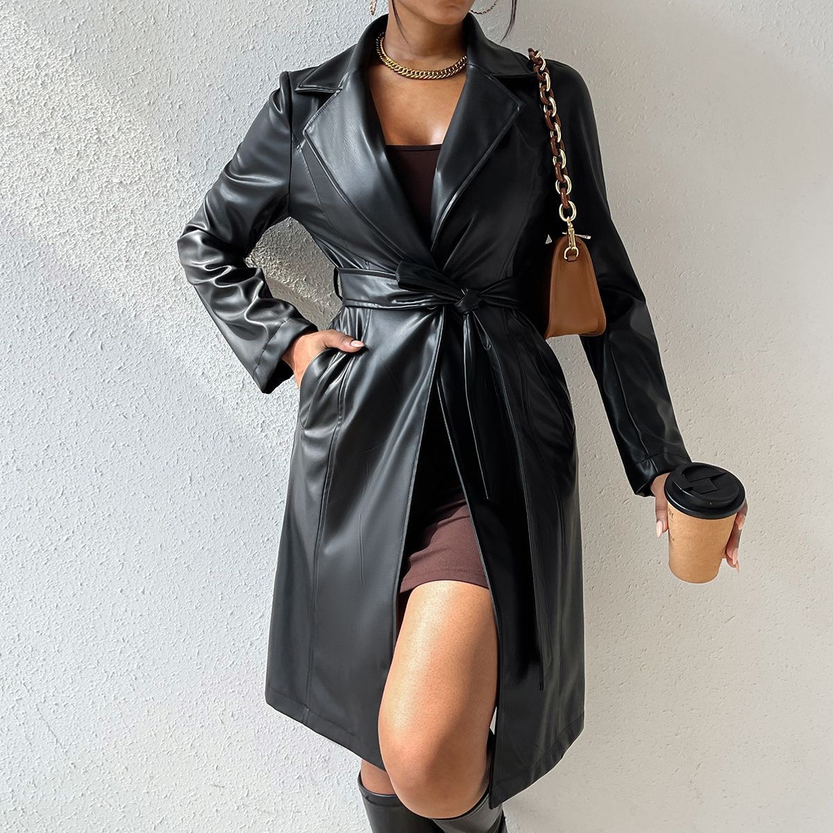 Sleek Urban Trench Jacket