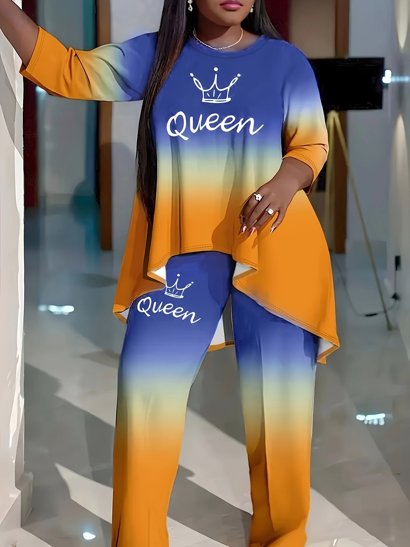 Queen Ombre Comfort Set
