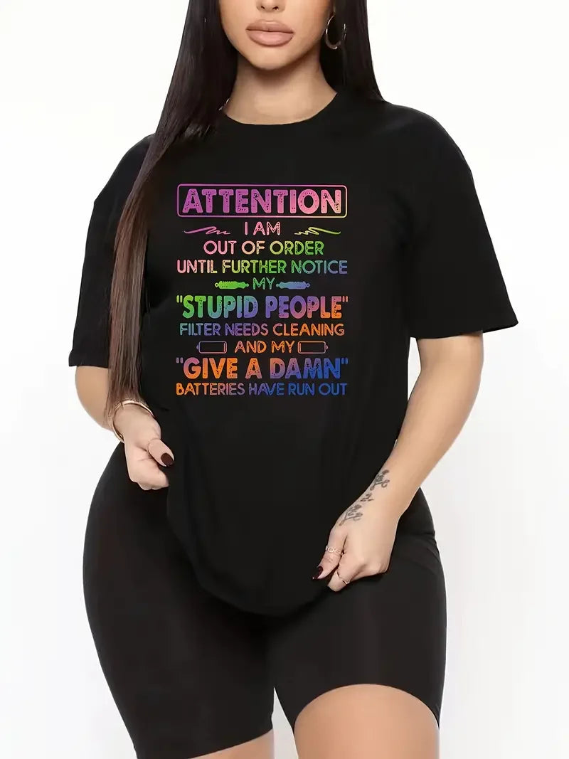 Chic Letter Tee