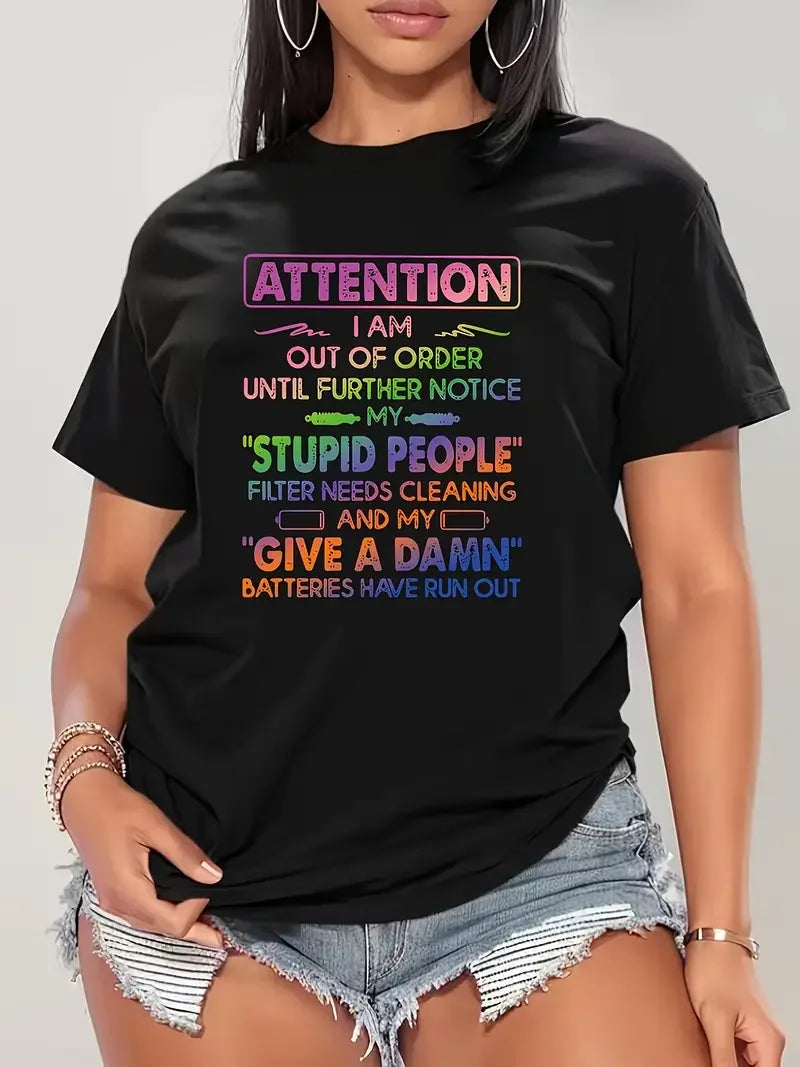 Chic Letter Tee