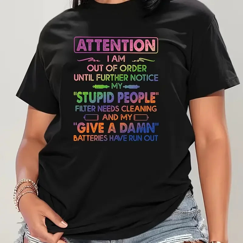 Chic Letter Tee