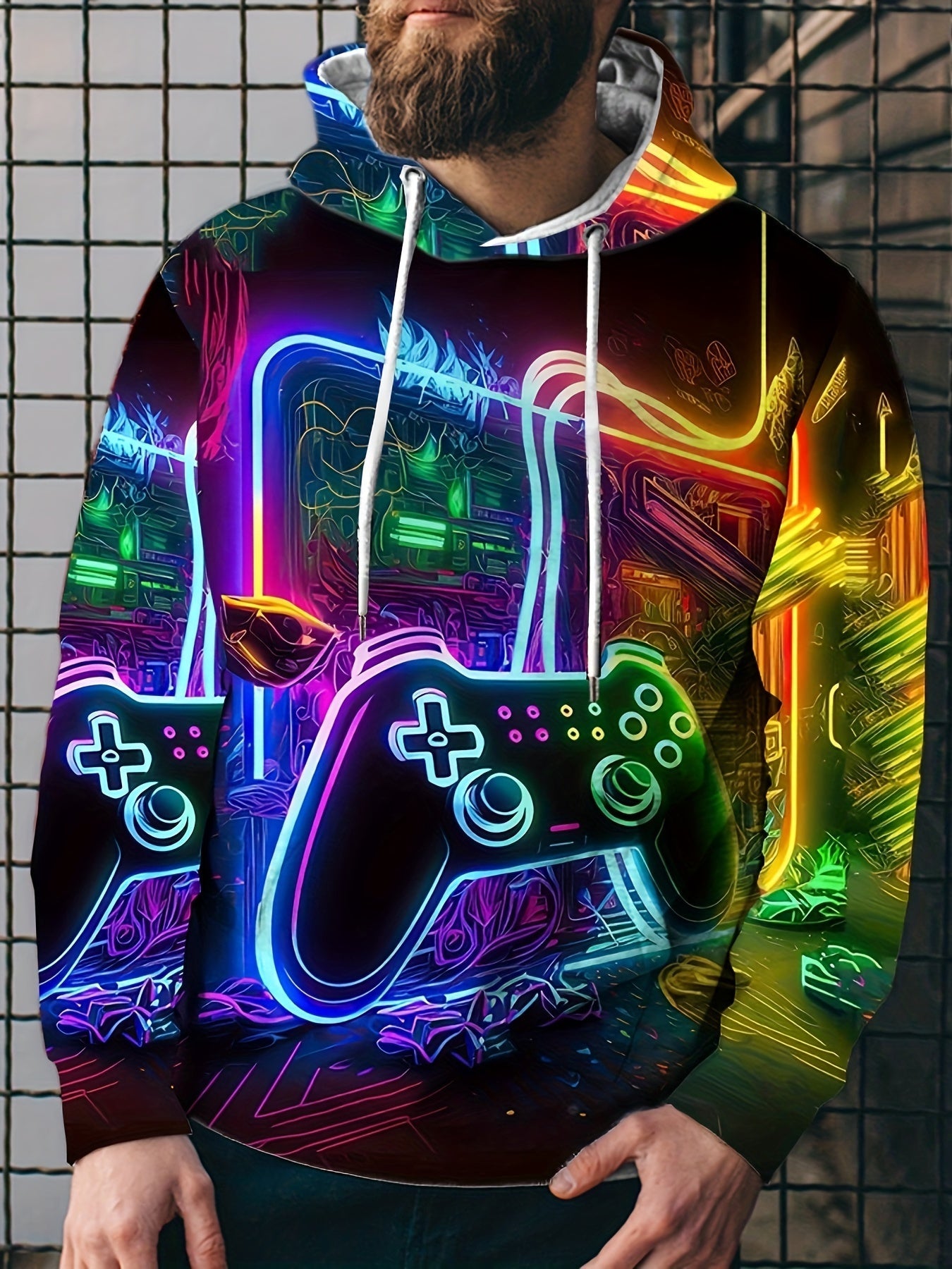 Game Console Hooded Sweatshirt