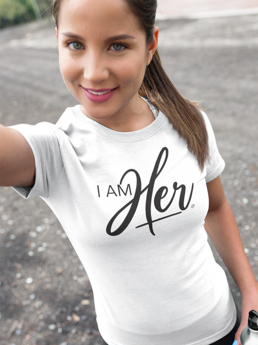 I AM Her T-Shirt – Empowerment Graphic Tee for Women